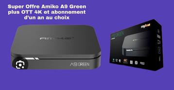 Amiko A9 Green plus OTT 