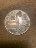 Zilveren penning landing op de maan 1969, Postzegels en Munten, Munten | België, Zilver, Ophalen of Verzenden, Zilver, Losse munt