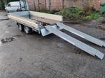 Hapert Plateauwagen 340x165 Rijplaten steunpoten slot MARGE, Auto diversen, Aanhangers en Bagagewagens, Ophalen, Gebruikt