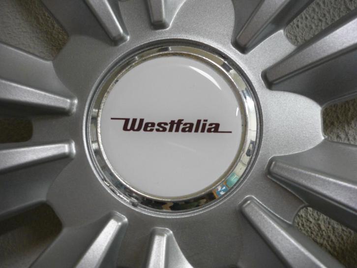 Westfalia 3D doming naafstickers caravan en camper, Epoxy, Verzamelen, Stickers, Nieuw, Overige typen, Verzenden