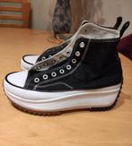 Hoge sneakers zwart wit, maat 37,5-38, Wit, Zo goed als nieuw, Sneakers, Ophalen