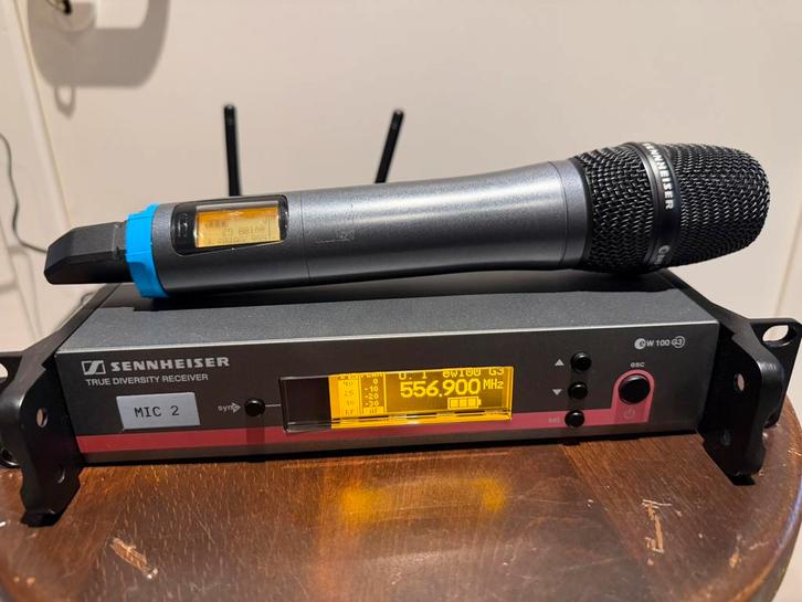 Sennheiser EW100 G3 micro – Band A 516–558 MHz (556,900 MHz), Musique & Instruments, Microphones, Comme neuf, Enlèvement ou Envoi