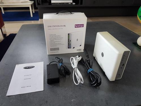Synology NAS DS108j + 1TB schijf, Computers en Software, NAS, Zo goed als nieuw, Ophalen of Verzenden