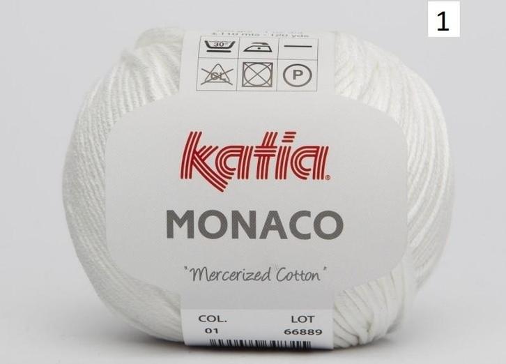 KATIA Monaco coloris 1, Hobby en Vrije tijd, Breien en Haken, Nieuw, Breien, Wol of Garen, Ophalen of Verzenden