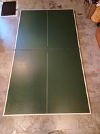 pingpong tafel in hout, opplooibaar, Sport en Fitness, Tafeltennis, Ophalen, Gebruikt, Inklapbaar