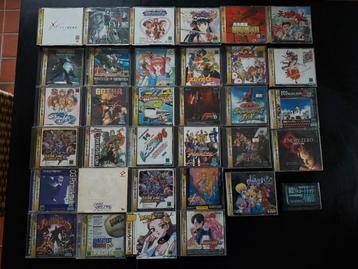 34 Jeux SEGA Saturn + cartouche RAM beschikbaar voor biedingen