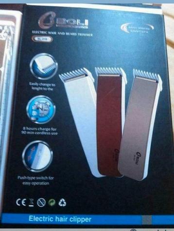 Tondeuse électrique sans fil boli * pro*  nouvelle, Electroménager, Enlèvement ou Envoi, Neuf, Soin des cheveux