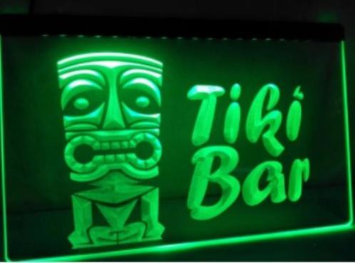 Tiki Bar led decoratie verlichting mancave lamp kado cadeau, Collections, Marques & Objets publicitaires, Neuf, Table lumineuse ou lampe (néon)