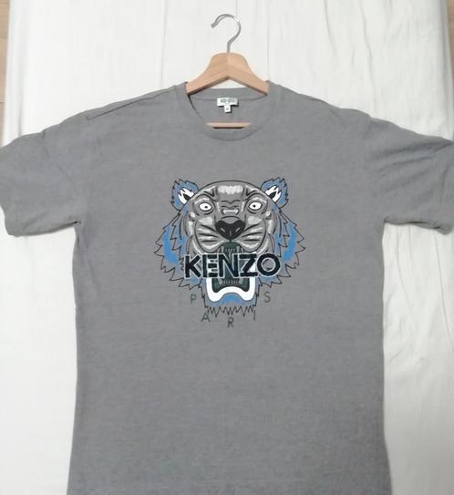 T-shirt Kenzo Tigre 'leopard' Tourterelle Taille M, Vêtements | Hommes, T-shirts, Comme neuf, Taille 48/50 (M), Gris, Enlèvement ou Envoi