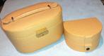 Juwelendoos vintage gele set '70, Antiquités & Art, Envoi