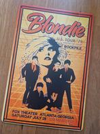 Metalen wandplaat Blondie, Verzamelen, Ophalen of Verzenden