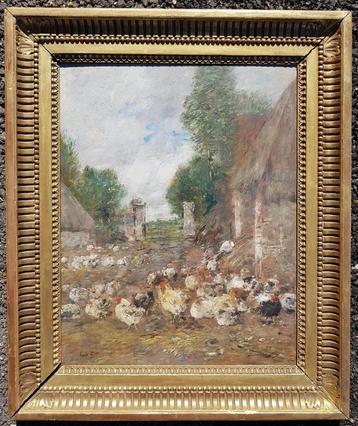 Eugène BOUDIN - Catalogue raisonné - Huile sur panneau, Envoi