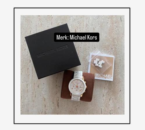 Michael Kort horloge zeergoedestaat, Handtassen en Accessoires, Horloges | Dames, Ophalen of Verzenden