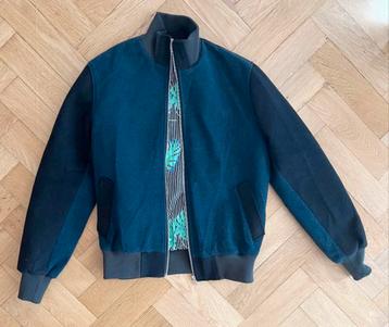 Wool Designer Bomber Jacket made in UK (S) *new disponible aux enchères