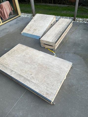 Rampes/obstacles pour skate mini skate park