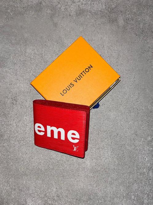 Supreme x Louis Vuitoon, Handtassen en Accessoires, Portemonnees, Nieuw, Overige merken, Rood, Verzenden