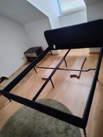 Bed Frame - Slattum (IKEA) - goede staat, Huis en Inrichting, Slaapkamer | Bedden, Ophalen, Zwart, Tweepersoons, Zo goed als nieuw