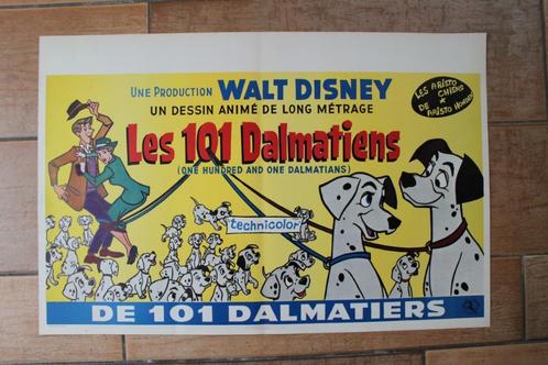 filmaffiche Walt Disney 101 Dalmatians 1961 filmposter, Verzamelen, Posters, Zo goed als nieuw, Film en Tv, A1 t/m A3, Rechthoekig Liggend