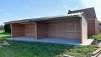 Schuilhok 3x12 in massief Douglashout 'op voorraad', Weidegang, 4 paarden of pony's of meer