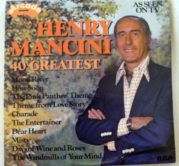 Henry Mancini: 40 Greatest Soundtracks (dubbel LP !!) beschikbaar voor biedingen