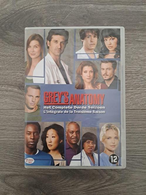 DVD box Grey's anatomy - Het complete derde seizoen, Cd's en Dvd's, Dvd's | Tv en Series, Zo goed als nieuw, Drama, Boxset, Vanaf 12 jaar