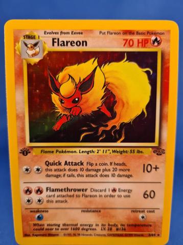 Flareon 3/64 - Jungle (1st edition) beschikbaar voor biedingen
