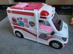 Barbie ziekenwagen met accessoires, Ophalen of Verzenden