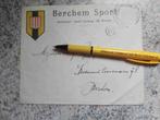 Voetbal Competitie Berchem Brief Antwerpen Post Competitie, Verzamelen, Verzenden, Gebruikt, Overige typen