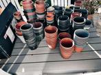 Bloempotten, Kunststof, Gebruikt, Rond, Tuin