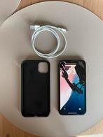 iPhone 11 64GB Space Gray met gebarsten scherm, Telecommunicatie, Mobiele telefoons | Apple iPhone, Ophalen, Gebruikt, IPhone 11