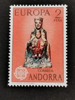 Spaans Andorra 1974 - Europa CEPT  - Maagd van Ordino **, Ophalen of Verzenden, Postfris
