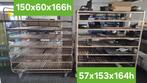 Diverse houten bakkersrek, broodrek, Ophalen