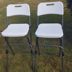 2 Tabourets pour table haute, Maison & Meubles, Tabourets de bar, 2 tabourets, Enlèvement, Comme neuf