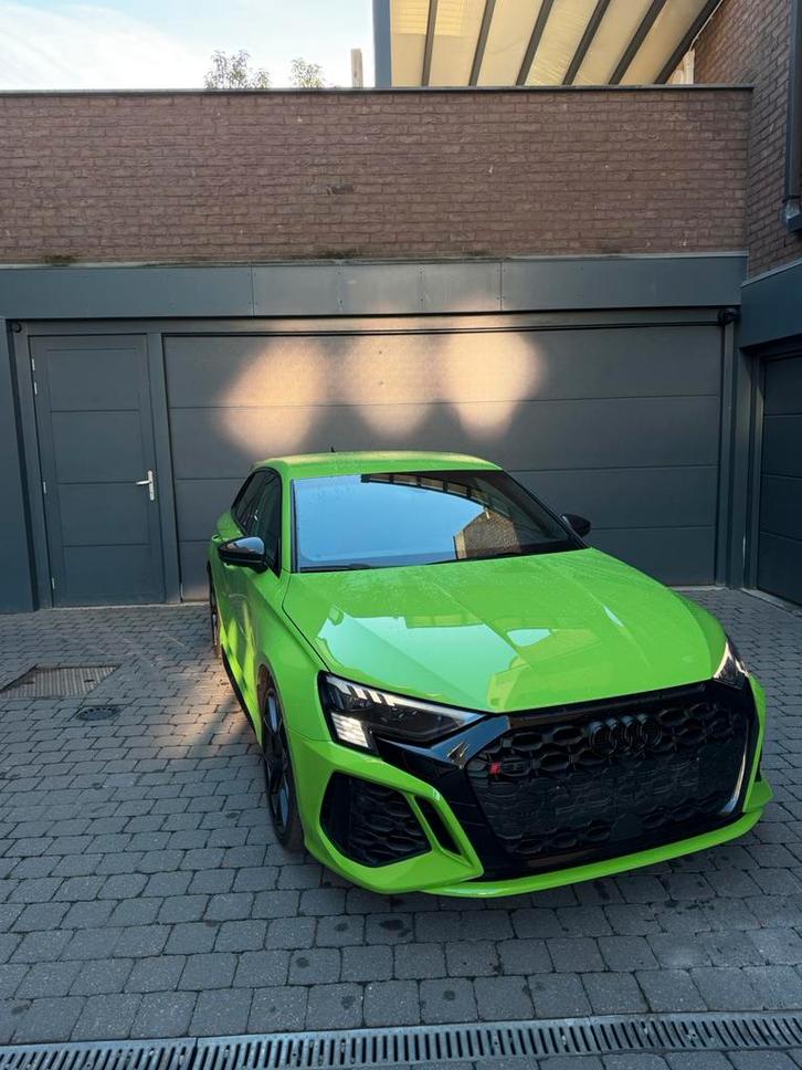 Audi RS3 – 2023 – 19 inch – LED Matrix - Kyalami Green, Autos, Audi, Particulier, RS3, Caméra 360°, 4x4, ABS, Caméra de recul