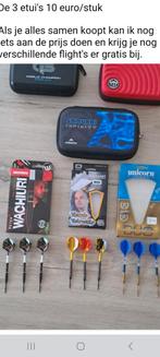 3 set top dart pijlen(nieuwe staat)plus 3 etui's, Ophalen, Zo goed als nieuw, Pijlen