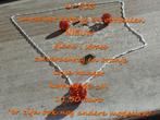 503. Juweelset : ketting en oorbellen , NIEUW , verzending i, Handtassen en Accessoires, Kettingen, Overige materialen, Met strass