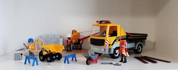 PLaymobil bouwplaats en kiepwagen beschikbaar voor biedingen