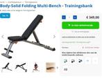 Fitness trainingsbank Body-Solid Folding Multi-Bench, Sport en Fitness, Verzenden, Nieuw, Benen, Overige typen