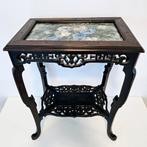 Exclusive Antique Side Table with Ceramic Top, 1890s, Antiek en Kunst, Ophalen of Verzenden