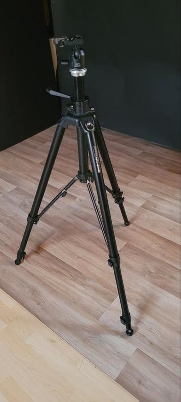 Trépied Manfrotto 475B Digital Pro + tête, Enlèvement, Comme neuf, Trépied