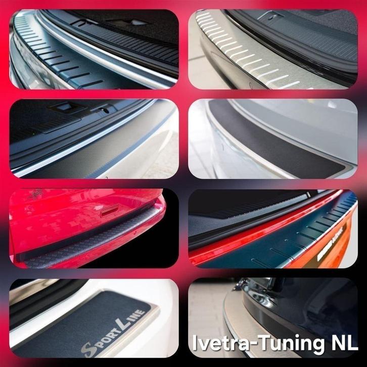 Bumperbeschermer Audi A4 B8 2008-2015 | RVS / Carbon, Auto diversen, Tuning en Styling, Verzenden