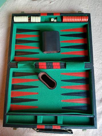 Vintage Backgammon reiskoffertje, Enlèvement ou Envoi, Utilisé