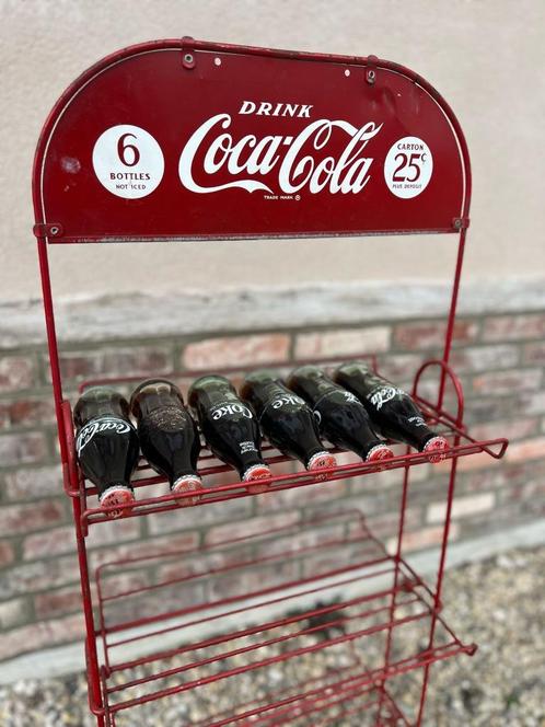Origineel vintage Coca Cola merchandise rek, Antiek en Kunst, Curiosa en Brocante, Ophalen