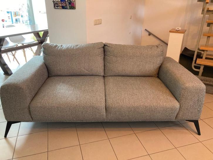 2 canapés en tissus, Huis en Inrichting, Zetels | Zetels, Gebruikt, Rechte bank, Overige maten, 200 tot 250 cm, 75 tot 100 cm