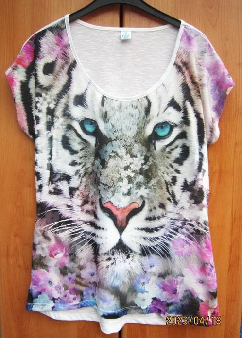 MS MODE Tiger Blouse, Kleding | Dames, Blouses en Tunieken, Zo goed als nieuw, Maat 38/40 (M), Overige kleuren, Verzenden