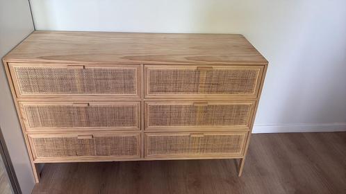 Commode rotin, Huis en Inrichting, Kasten | Ladekasten, Zo goed als nieuw, Minder dan 100 cm, 100 tot 150 cm, 50 tot 75 cm, 5 laden of meer