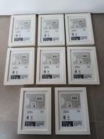 8 witte kaders 13 x 18 cm, Huis en Inrichting, Woonaccessoires | Lijsten, Minder dan 50 cm, Ophalen of Verzenden, Zo goed als nieuw