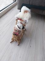 Kerstman met slee, Ophalen of Verzenden, Zo goed als nieuw