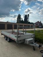 Henra geremde plateau aanhangwagen 2700kg, Ophalen, Gebruikt