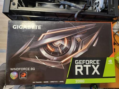 Gigabyte Nvidia RTX 2080 Windforce 8G, Informatique & Logiciels, Cartes vidéo, Comme neuf, Nvidia, PCI-Express 3.0, GDDR6, HDMI